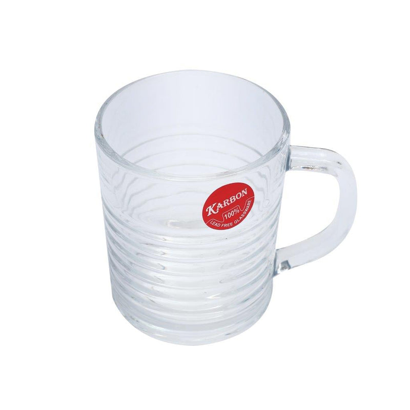 Premium Lead Free Glass Tea Cup Set of 6 pcs 230 ml