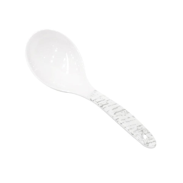 Melamine Serving Spoon Rice Spoon Plain White 22 cm