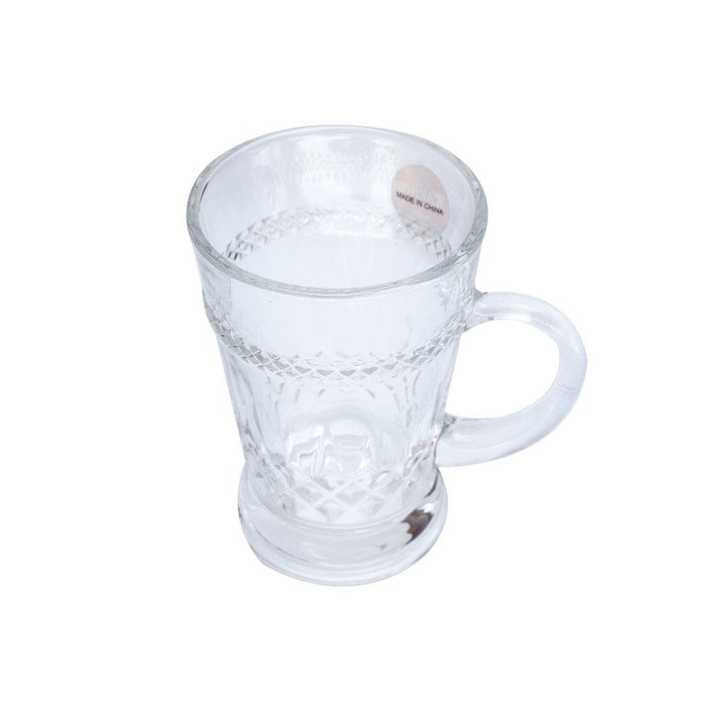 Premium Lead Free Glass Tea Cup Set of 6 pcs 170 ml