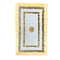 Greek Key Roman Design Fluffy Super Soft Gold & White Design Non Slip Waterproof Indoor Area Rug Carpet 160*230 cm