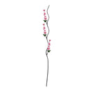 Realistic Touch White Orchid Artificial Flower Stems Garland Set of 5 For Vase Centerprice Wedding Party 1.55 Meter