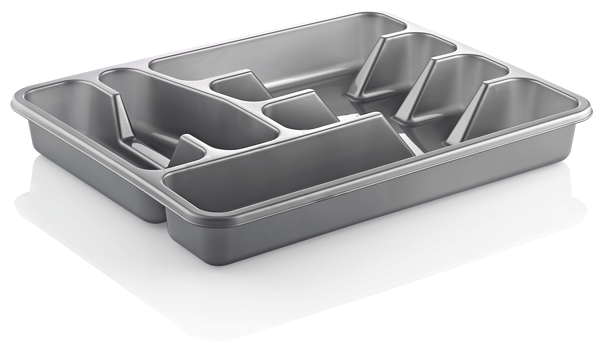 Multi Compartment Cutlery Tray Kitchen Storage Organizer Drawer Style 38*30*4.7 cm
