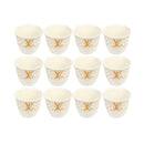 Ceramic Coffee Cawa Shafee Cup Set of 12 Pcs Set 80 ml Multiple Patterns