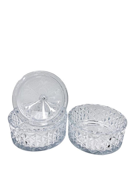 Crystal Glass Candy Bowl 12.5*18 cm