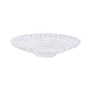 Crystal Glass Round Fruit Plate 19*6.4 cm