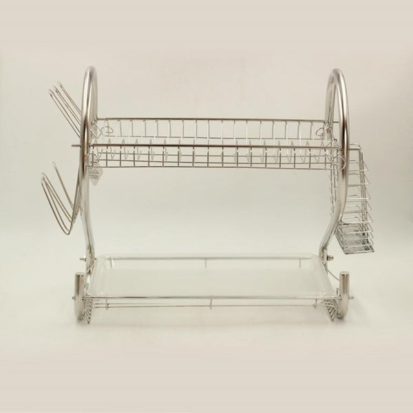 Dish rack 2 Tier Stainless Steel Small 37529 52*27.5*39.5 cm