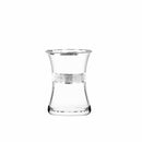 G4U Misis Glass Tea Cup Set 6PCs Silver Krinkle Platin Istikani 160 CC 160 ml