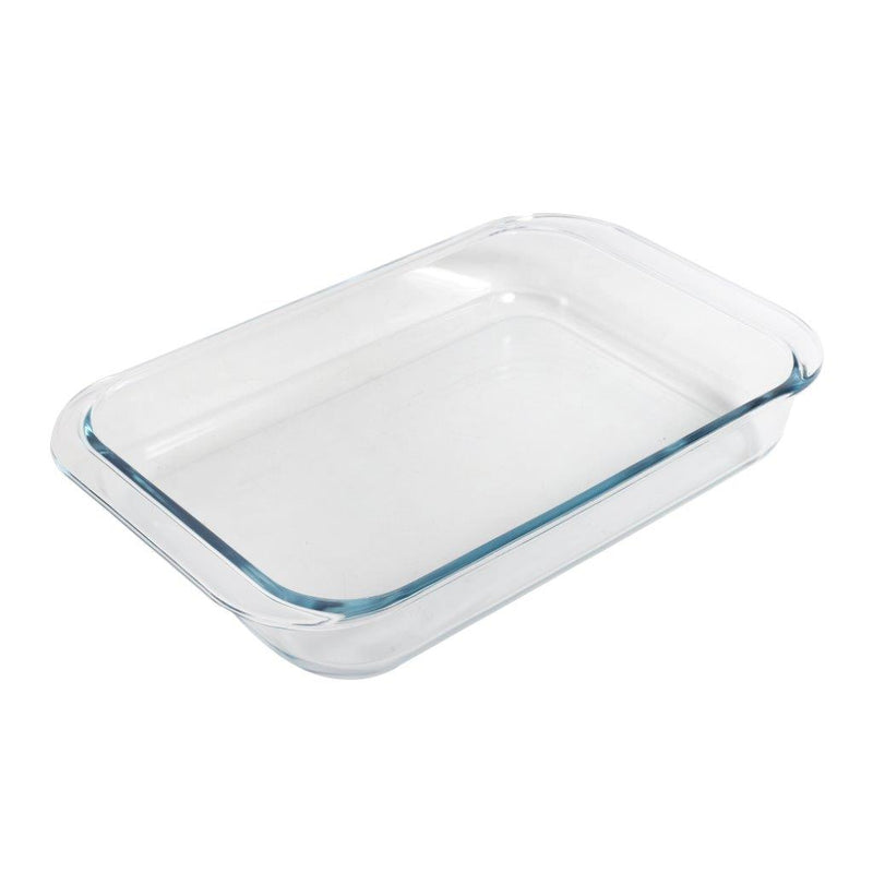 baking tray Rectangular Glass Container Serving Dish 39*24 cm-Classic Homeware &amp; Gifts-23550