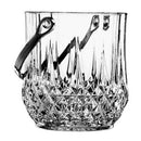 Glass Ice Bucket with Handle and Tong 12*13.5cm