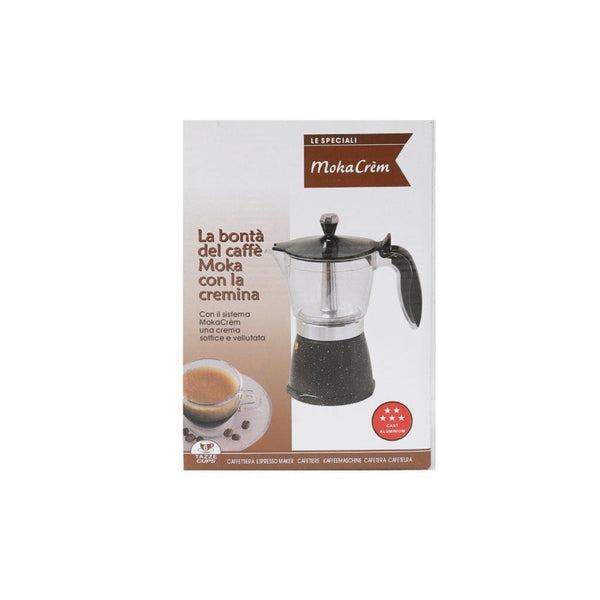 Italian Style Stove Top Espresso Coffee Maker 6 Cup Marble Clear Random Color