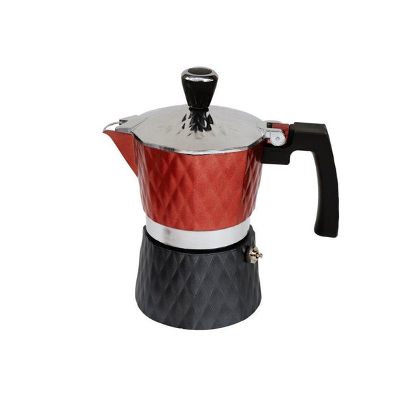 Italian Style Stove Top Espresso Coffee Maker 6 Cup Random Mix Design 400 ml