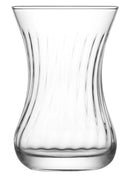 Lav Dmt303 Opt Glass Tea Cup Set 6Pcs Clear Optikili Istikani 135 CC 135 ml