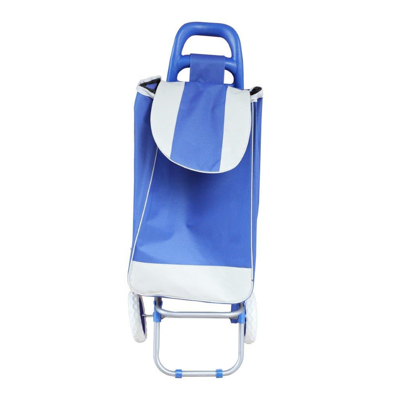 Shopping Trolley with Bag and Foldable Wheels 95 cm