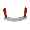 Pizza Rocker Cutter Knife Stainless Steel Double handle 24.5 cm