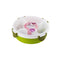 Multi Compartment Round Divided Snack Box with Lid - 25*7 cm - Multicolour - Classic Homeware & Gifts