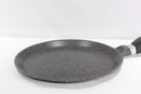 Non Stick Marble Coated Die Cast Aluminium Tawa Pan Black Induction (28cm)