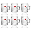 Premium Lead Free Glass Tea Cup Set of 6 pcs 270 ml