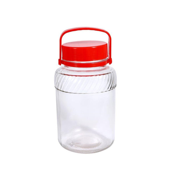 Glass Jar Storage Container with Airtight Lid 5 Litre