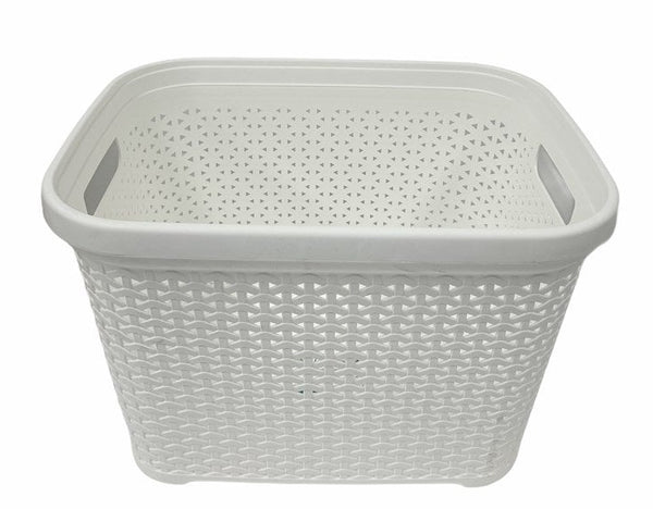 Rattan Rectangle Multipurpose Laundy Essential Basket 30 litre 44*33*30 cm