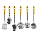 Stainless Steel Kitchen Cutlery Utensil Set of 6 with 41 cm Stand