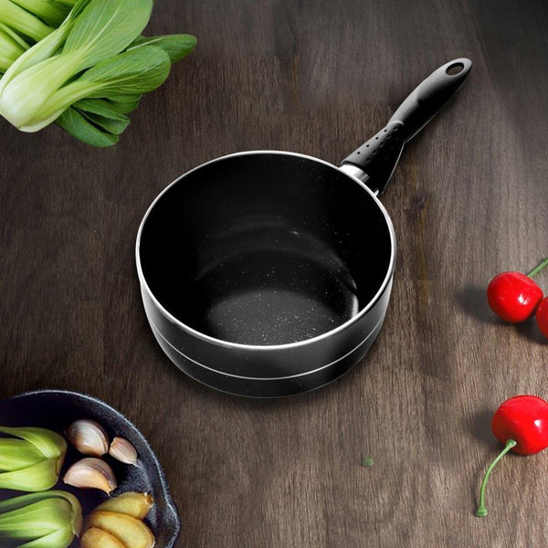 Saucepan Grey Marble Coating Induction Non Stick 22 cm 3mm