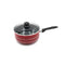 Saucepan Maroon Marble Coating Induction Non Stick 22 cm 3mm