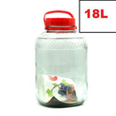 Screw Top Candy Cookies Jar with Lid 18 L 39.5 cm