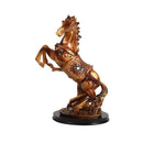 Sculpture Statue Resin Horse Bronze Colour 35*15*19