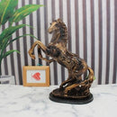 Sculpture Statue Resin Horse Bronze Colour 42*15*22 cm