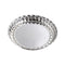 Stainless Steel Decor Serving Tray Silver 40 cm