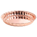 Stainless Steel Decor Serving Tray Rose Gold 50 cm