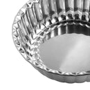 Stainless Steel Decor Serving Bowl Silver 40 cm