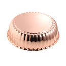 Stainless Steel Decor Serving Bowl Rose Gold 45 cm