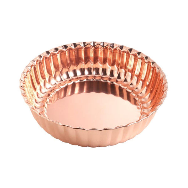 Stainless Steel Decor Serving Bowl Rose Gold 45 cm