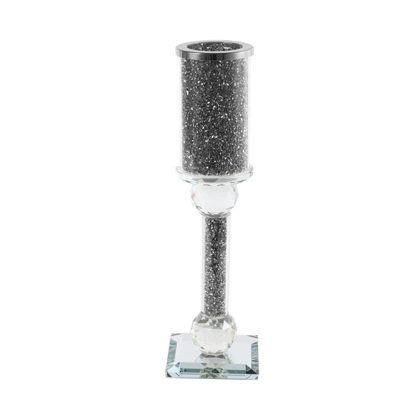 Home Decor Crystal Glass Candlestick Holder 30 cm