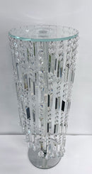 Home Decor Crystal Glass Flower Stand 60 cm