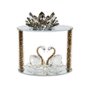 Home Decor Crystal Swan and Stand H - 18 cm ; W - 18 cm