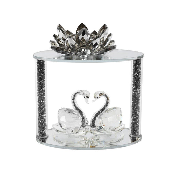 Home Decor Crystal Swan and Stand H - 18 cm ; W - 18 cm