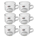 Glass Treo Mug Style Tea Cup Set of 6 180 ml