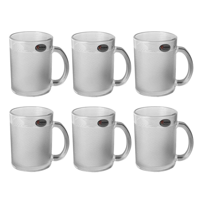 Glass Tea Cup Set of 6 pcs 350 ml