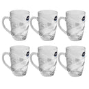 Premium Lead Free Glass Tea Cup Set of 6 pcs 215 ml