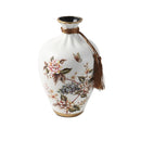 Home Decor Urn Ceramic Vase Set of 3 Pcs Floral Design