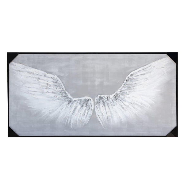 Home Decor Landscape Canvas Wall Art Abstract Bird Wings Oil Painting PVC Frame 70*140*3.5 cm