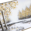 Home Decor Landscape Canvas Wall Art Abstract Nature Oil Painting PVC Frame 70*140*3.5 cm