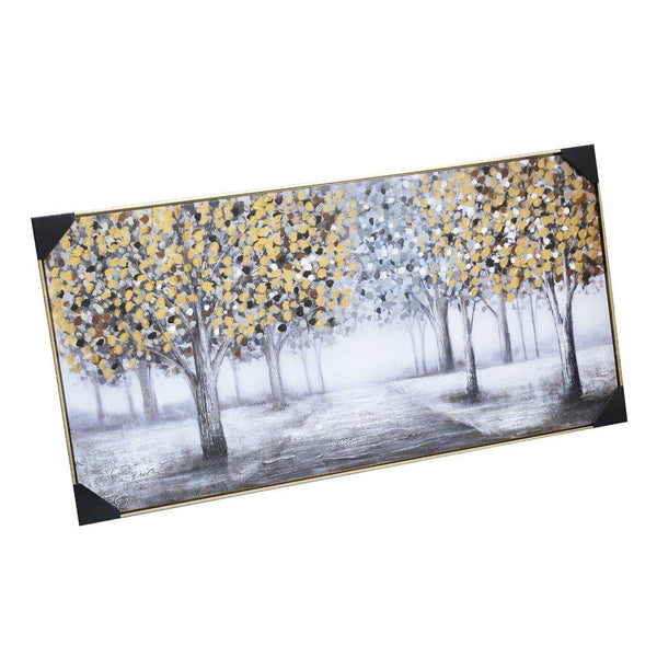 Home Decor Landscape Canvas Wall Art Abstract Nature Oil Painting PVC Frame 70*140*3.5 cm