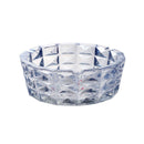 Crystal Cut Modern Champagne Round Glass Ashtray 15.7*5.4 cm