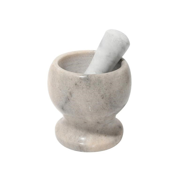 Spice & Herbs Mortar/Grinder and Pestle Marble Stone 12.5*12.5 cm