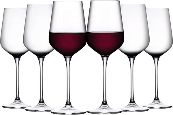 Crystal Glass Footed Wine Glass Set of 6 250 ml