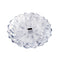 Crystal Glass Serving Dish Round Fruit Plate 34 cm