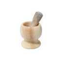 Spice & Herbs Mortar/Grinder and Pestle Marble Stone Small 10*10 cm